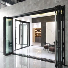 Portes en verre de style accordéon